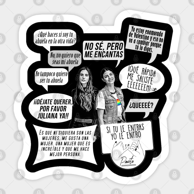 Juliantina Quotes Sticker by samaritan100